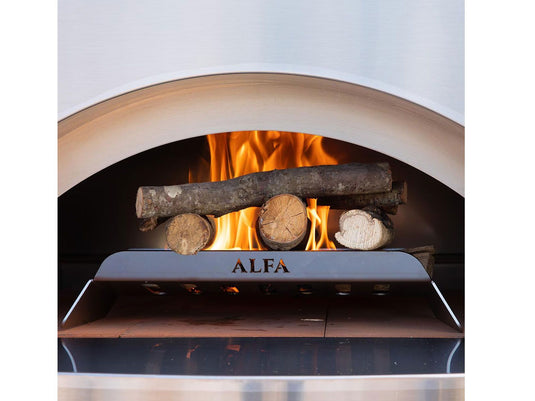Alfa 2 Pizze and 3 Pizze wood burning hybrid kit stainless steel ACKIT-HYB-2P3P for gas pizza oven conversion