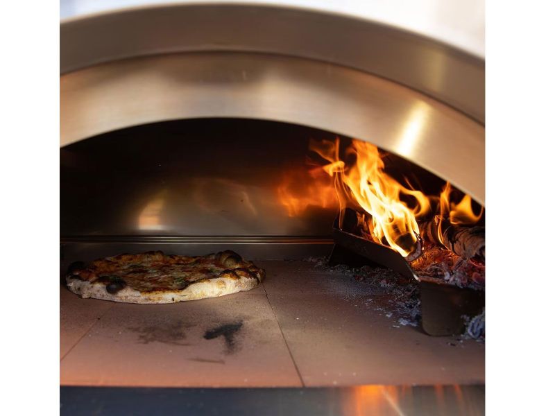 Load image into Gallery viewer, Alfa 4 Pizze wood burning hybrid kit stainless steel for Classico and Moderno pizza ovens
