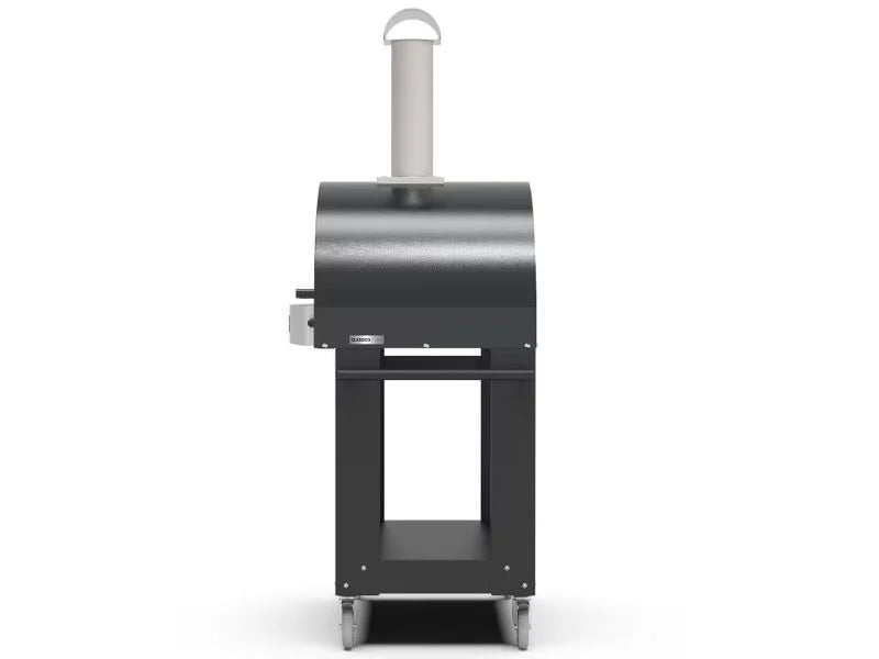 Load image into Gallery viewer, Alfa Classico 2 Pizze 38 inch gas pizza oven in grey with cart outdoor freestanding pizza oven
