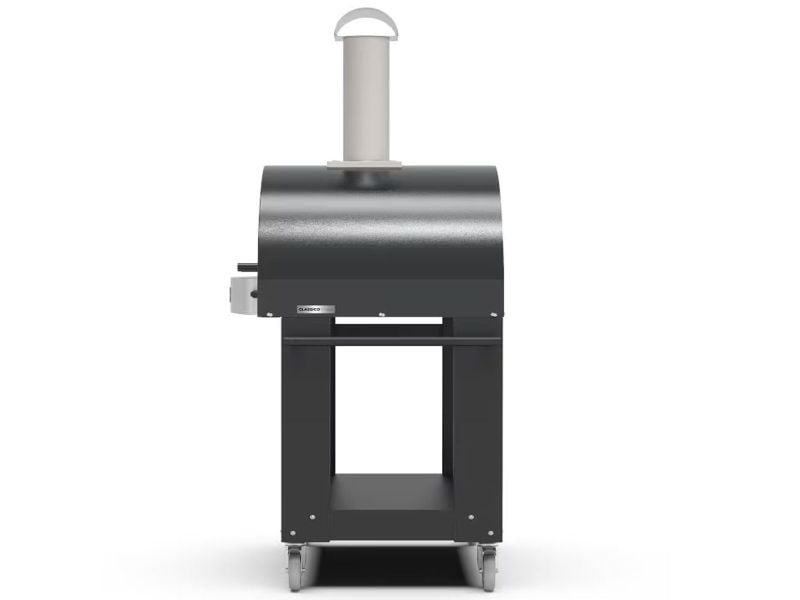 Load image into Gallery viewer, Alfa Classico 4 Pizze 43 inch gas pizza oven Ardesia grey with cart freestanding outdoor pizza oven
