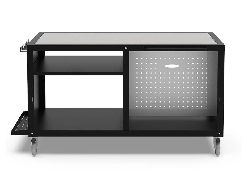 Load image into Gallery viewer, Alfa Cooking Station 160 stainless steel countertop outdoor kitchen work surface with scotch brite finish
