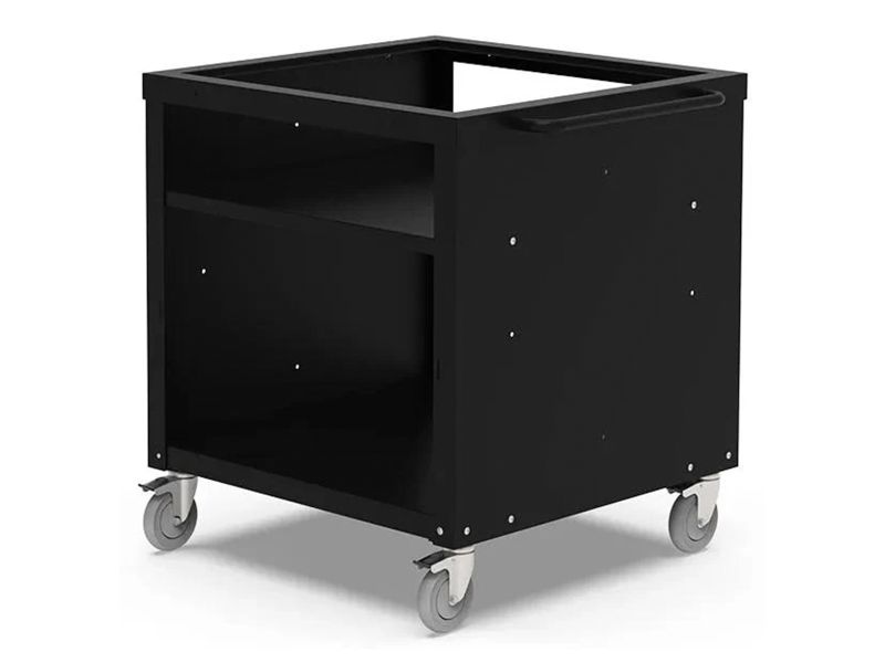 Load image into Gallery viewer, Alfa Cooking Station 160 frame modular outdoor pizza oven cart without countertop with storage and tool holders
