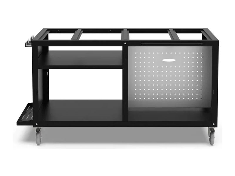 Load image into Gallery viewer, Alfa Cooking Station 160 frame modular outdoor pizza oven cart without countertop with storage and tool holders
