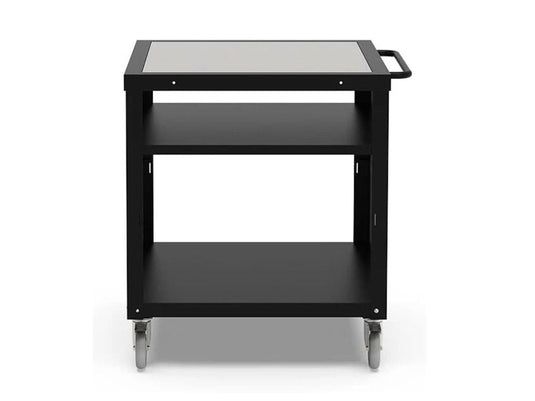 Alfa Cooking Station 80 stainless steel countertop outdoor pizza oven cart with wheels and storage