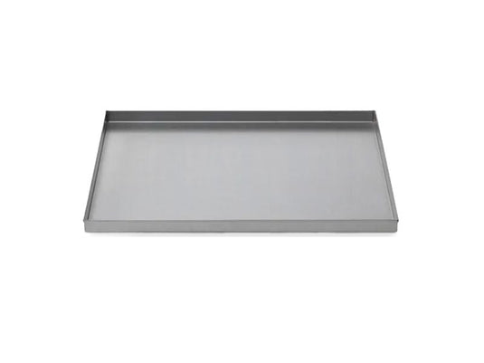 Alfa Forni 2 piece baking tray set rectangular and round trays for pizza oven baking and roasting