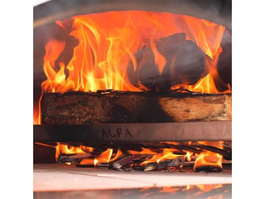 Alfa Forni L37 wood holder for Ciao and 5 Minuti pizza ovens stainless steel accessory for improved airflow and wood management