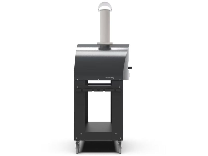 Load image into Gallery viewer, Alfa Moderno 2 Pizze 38 inch wood fired pizza oven with base in anthracite grey
