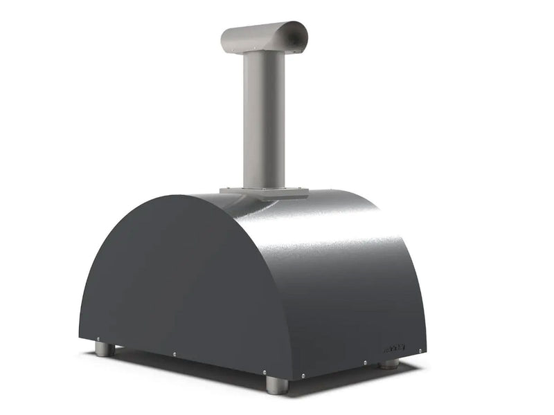 Load image into Gallery viewer, Alfa Moderno 2 Pizze 38 inch wood fired pizza oven in anthracite grey for outdoor kitchens
