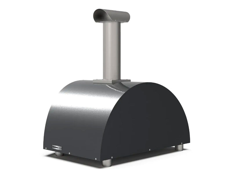 Load image into Gallery viewer, Alfa Moderno 2 Pizze 38 inch wood fired pizza oven in anthracite grey for outdoor kitchens
