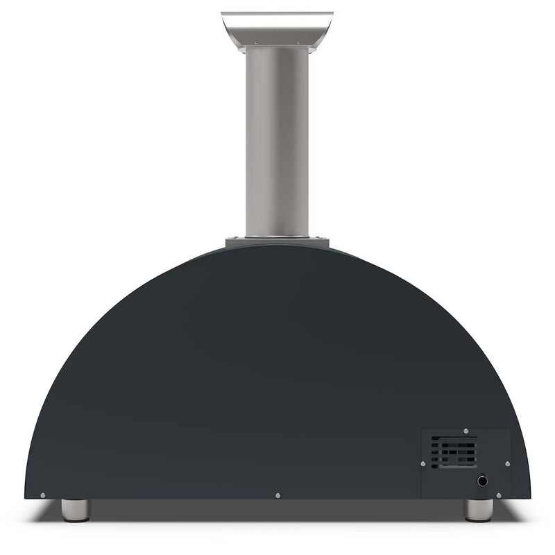 Load image into Gallery viewer, Alfa Moderno 3 Pizze gas pizza oven in anthracite grey countertop outdoor pizza oven
