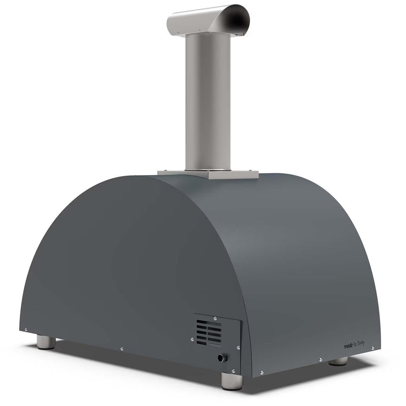 Load image into Gallery viewer, Alfa Moderno 3 Pizze gas pizza oven in anthracite grey countertop outdoor pizza oven
