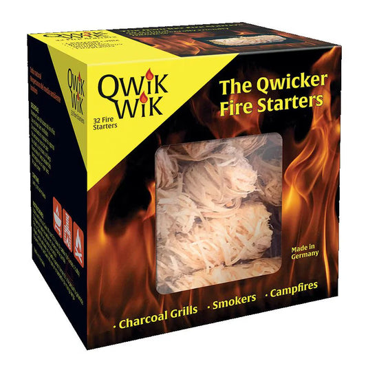 Alfa QwikWik firestarters box for quickly lighting wood-fired pizza ovens and outdoor grills