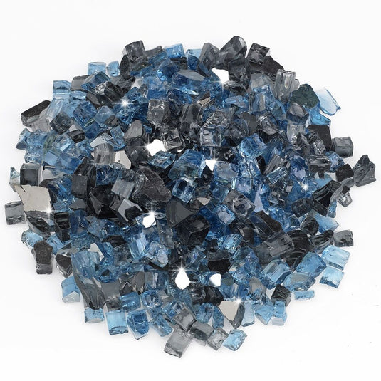 American Fire Products 1/2 inch Maui Breeze Reflective Fire Glass for fireplaces and fire pits