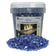 Load image into Gallery viewer, American Fire Products 1/4 inch Cobalt Reflective Fire Glass 25 lb bucket with deep cobalt blue color and mirror reflective finish
