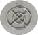 Load image into Gallery viewer, Top view of the American Fire Products 18 inch round stainless steel flat pan with included 12 inch fire ring burner.
