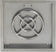 Load image into Gallery viewer, Top view of the American Fire Products 18 inch stainless steel square drop-in fire pit pan with included 12 inch fire ring burner
