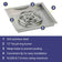 Load image into Gallery viewer, American Fire Products 18 inch stainless steel square drop-in fire pit pan with 12 inch fire ring burner featuring 304 stainless steel construction, built-in weep holes, convenient installation lip, and 92000 BTU maximum heat output
