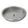 Load image into Gallery viewer, Top view of the American Fire Products 19 inch stainless steel round drop-in fire pit pan showing handcrafted 304 stainless steel construction
