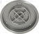 Load image into Gallery viewer, Top view of the American Fire Products 19 inch stainless steel round drop-in fire pit pan with included 12 inch ring burner
