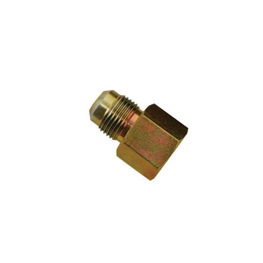 American Fire Products 3/8 inch Flare x 1/2 inch FIP brass coupling for inline shut-off