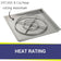 Load image into Gallery viewer, American Fire Products 30 inch square drop-in pan with 24 inch stainless steel ring burner rated up to 297,000 BTU per hour
