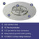 Load image into Gallery viewer, American Fire Products 36 inch stainless steel round flat fire pit pan with 18 inch fire ring featuring 304 stainless steel construction, included 18 inch fire ring burner, 1/2 inch gas inlet for easy connection, built-in weep holes, and 147000 BTU maximum heat output.
