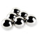 Load image into Gallery viewer, American Fire Products 4 inch Stainless Steel IronFire Balls set of 6 decorative fire media for gas fire pits and fireplaces
