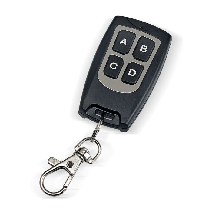 Load image into Gallery viewer, American Fire Products AWEIS 4-button keychain remote control for wireless operation of fire pit and fire bowl ignition systems
