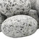 Load image into Gallery viewer, Close-up of American Fire Products large white tumbled element stone with natural white and black speckled finish
