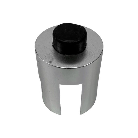 American Fire Products replacement flame guard base bracket with brushed aluminum finish for split design fire guards
