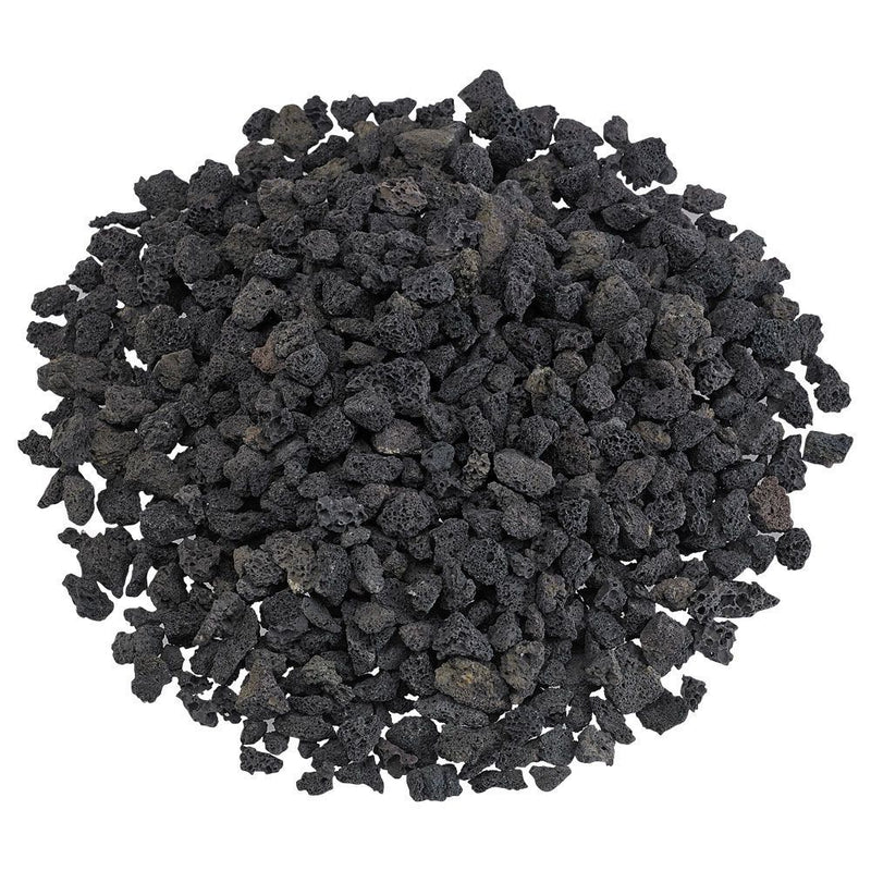 Load image into Gallery viewer, American Fire Products small lava rock for fire pits and fireplaces, 1/8" to 1/2" natural volcanic rock used as base or filler media for gas fire features

