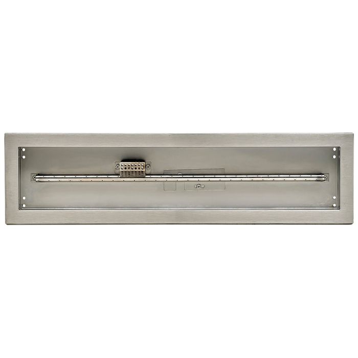 Load image into Gallery viewer, American Fire Products stainless steel linear burner pan 30 inch by 6 inch for outdoor fire pit system
