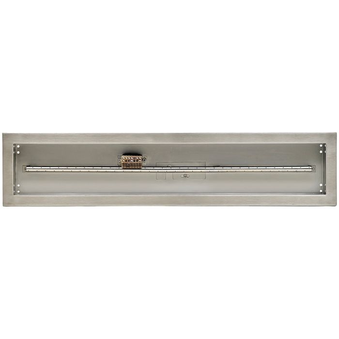 Load image into Gallery viewer, American Fire Products stainless steel linear burner pan 36 inch by 6 inch for outdoor fire pit system
