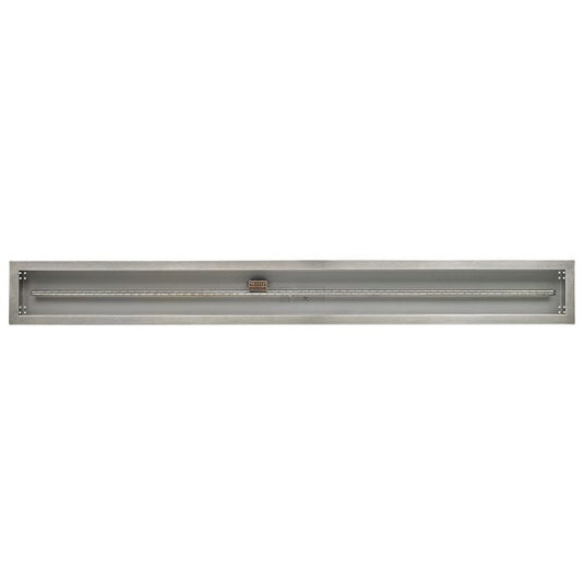 American Fire Products stainless steel linear burner pan 72 inch by 6 inch for outdoor fire pit system
