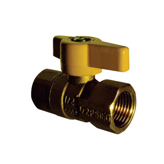 American Fire Products 3/4 inch FIP x 3/4 inch FIP straight ball valve for inline shut-off