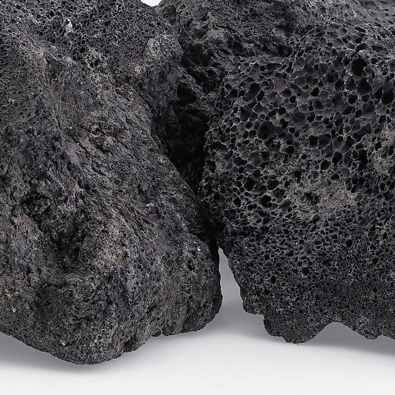 Load image into Gallery viewer, American Fire Products XXL Black Lava Rock 3 to 6 inch top layer for fire pits, fireplaces, and outdoor fire features
