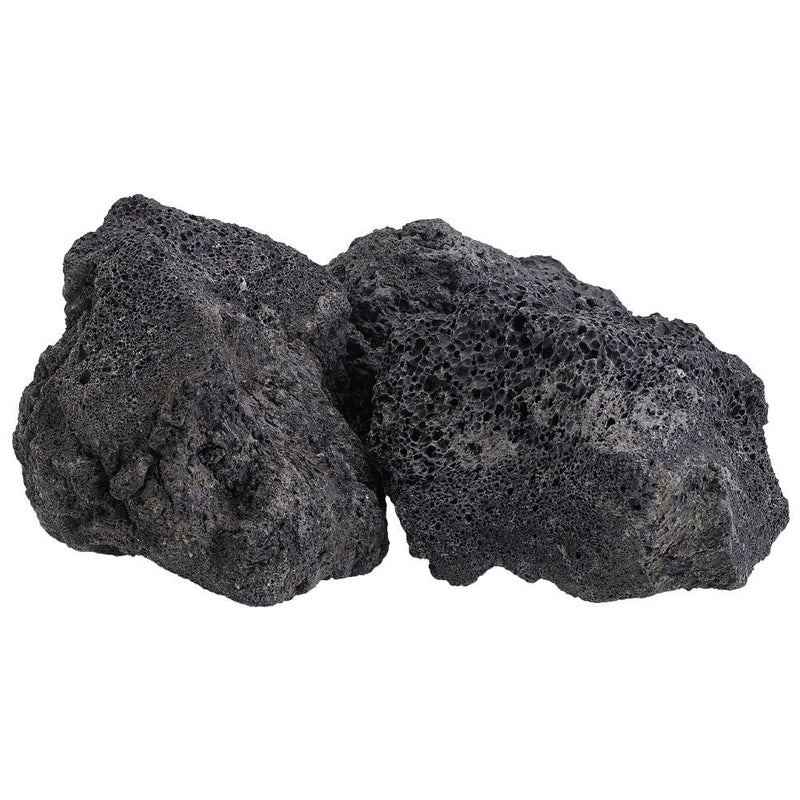 Load image into Gallery viewer, American Fire Products XXL Black Lava Rock 3 to 6 inch top layer for fire pits, fireplaces, and outdoor fire features
