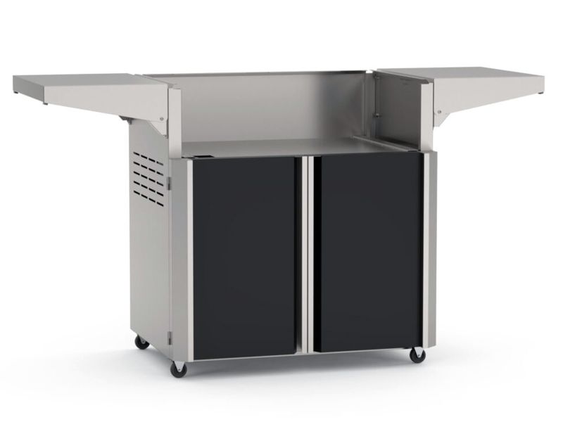 Load image into Gallery viewer, AOG T Series 30 inch 3 burner gas grill with cart, black front panels, stainless steel body outdoor BBQ grill
