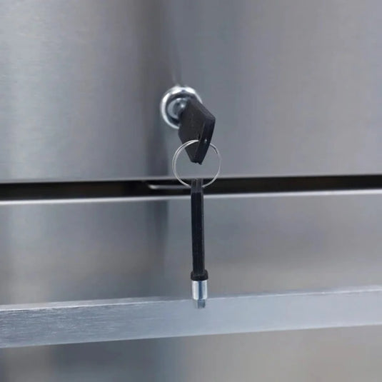 Avanti 24-inch indoor outdoor double drawer refrigerator in stainless steel