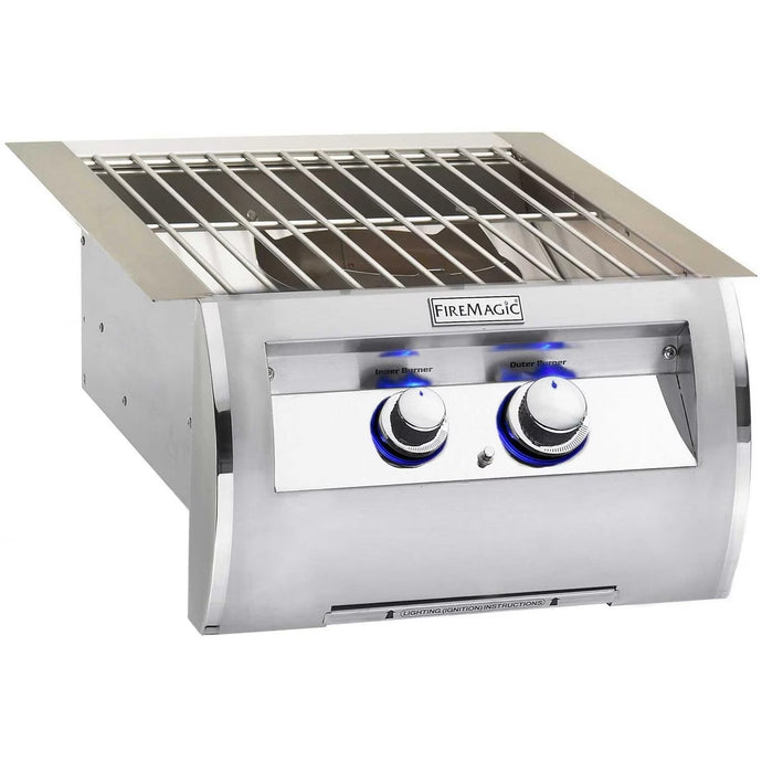 Fire Magic Echelon Diamond Built-In Power Burner With Stainless Steel Grid