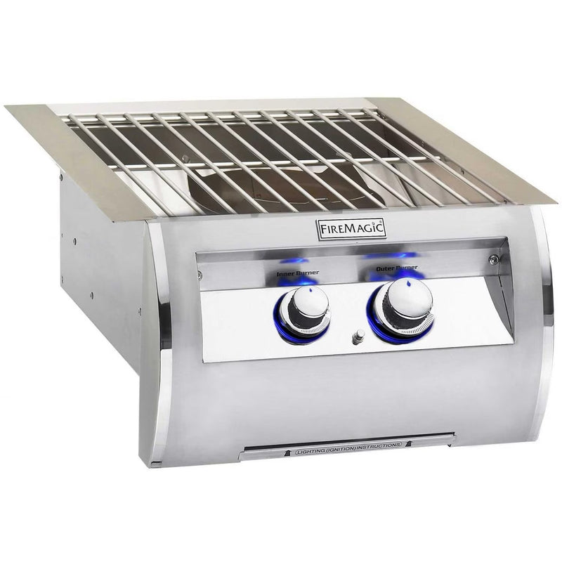 Load image into Gallery viewer, Fire Magic Echelon Diamond Built-In Power Burner With Stainless Steel Grid
