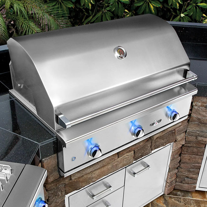 Load image into Gallery viewer, Delta Heat 32-Inch 3-Burner Built-In Gas Grill - DHBQ32G-DN/L
