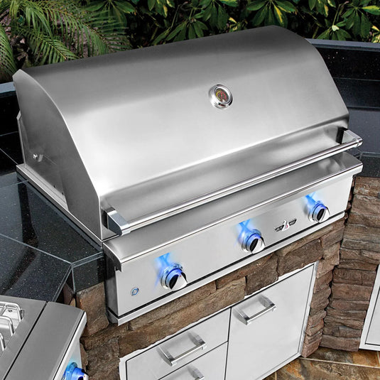 Delta Heat 32-Inch 3-Burner Built-In Gas Grill - DHBQ32G-DN/L