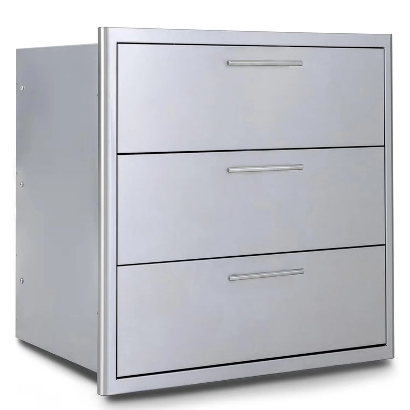 Load image into Gallery viewer, Blaze 30-Inch Stainless Steel Triple Access Drawer - BLZ-30W-3DRW-LT
