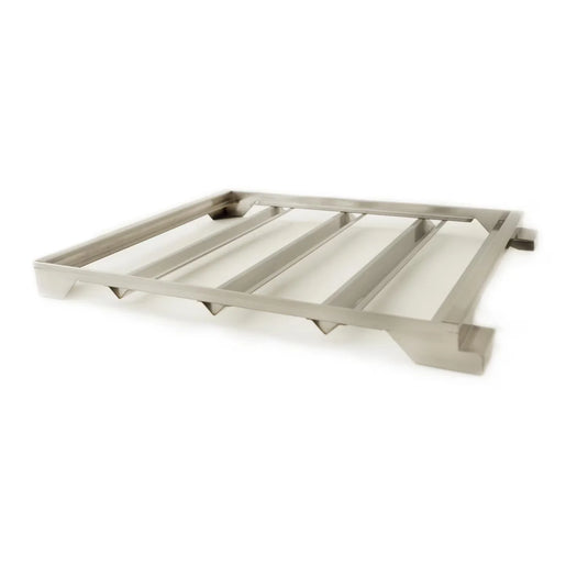 Blaze 15-Inch Ceramic Pizza Stone with Stainless Steel Tray for Professional LUX Gas Grills