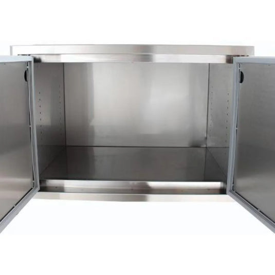 Blaze 32-Inch Sealed Stainless Steel Dry Storage Pantry with Shelf - BLZ-DRY-STG2-SC