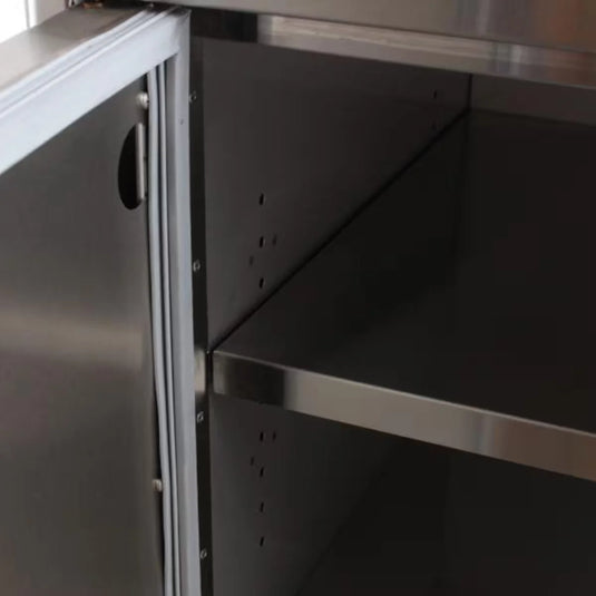 Blaze 32-Inch Sealed Stainless Steel Dry Storage Pantry with Shelf - BLZ-DRY-STG2-SC