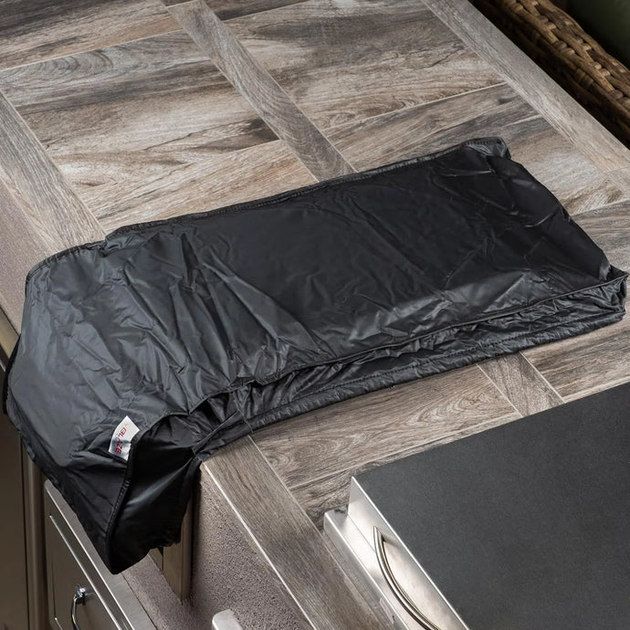 Blaze Cover for LTE & LTE+ Built-In Double Side Burners – durable vinyl, water-resistant with soft felt backing