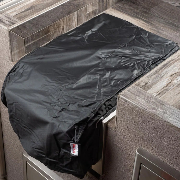 Blaze cover for Professional LUX and LTE built-in power burners – durable water-resistant vinyl with soft felt backing