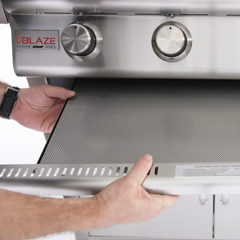 Load image into Gallery viewer, Blaze Grill Drip Pan Flame Guard for 5-Burner Grills
